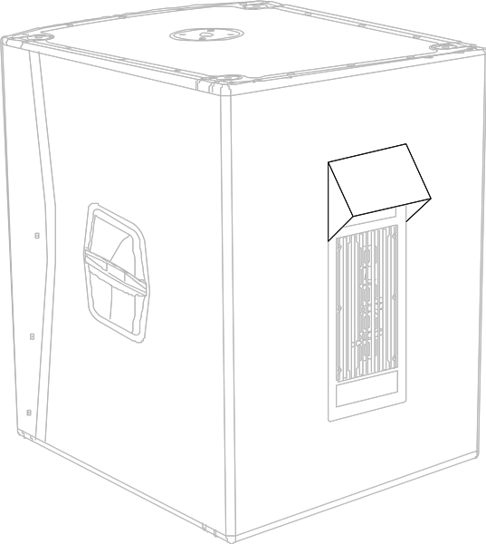 RAIN COVER FOR DVA MINI MS12, SUB 15H AND 18H SUBWOOFERS.
